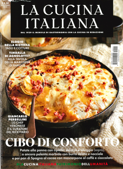 Immagine di NOVEMBRE 2025 -  LA CUCINA ITALIANA